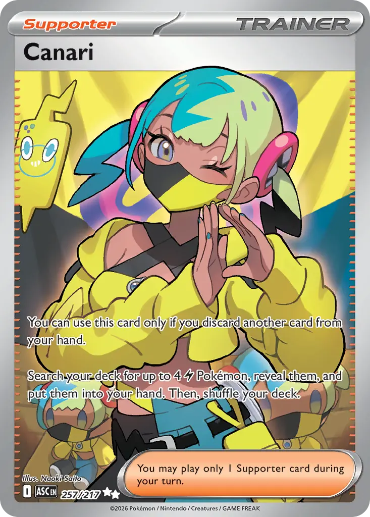 Canari - Ascended Heroes 257/217 (Holo)