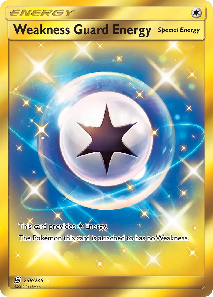 Weakness Guard Energy - Unified Minds 258/236 (Secret Rare)