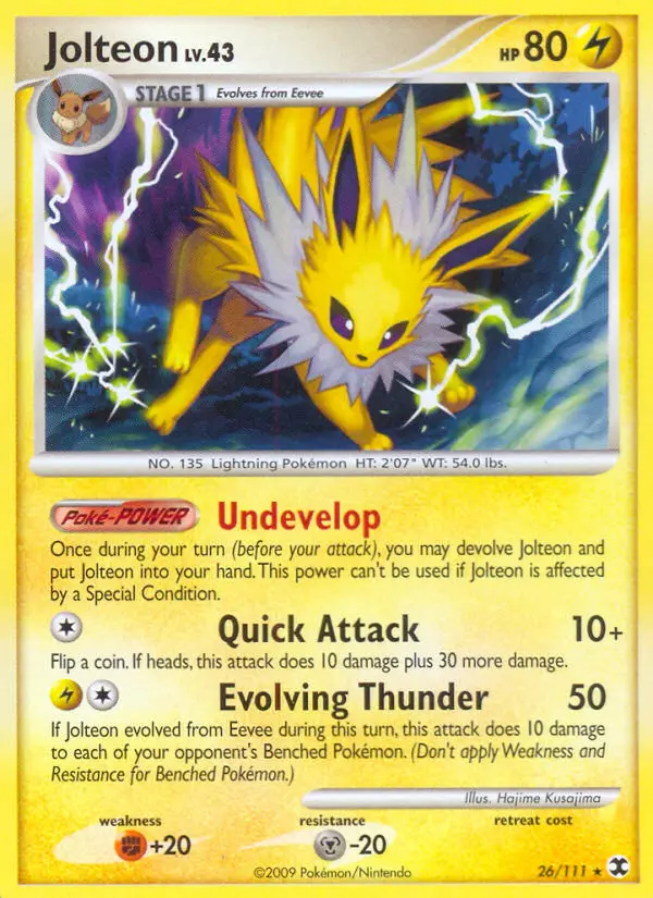 Jolteon - Rising Rivals 026/111 (Reverse Holo)