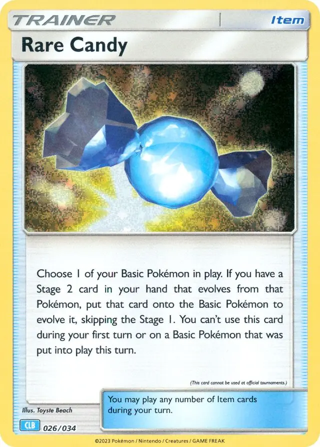 Rare Candy - Blastoise & Suicune ex 026/034 (Holo)