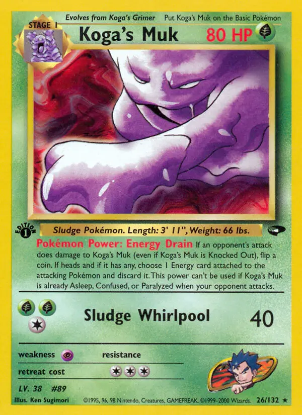 Koga's Muk - Gym Challenge 026/132 (Regular)