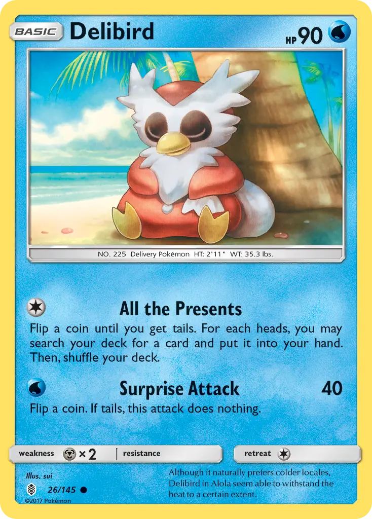 Delibird - Guardians Rising 026/145 (Regular)
