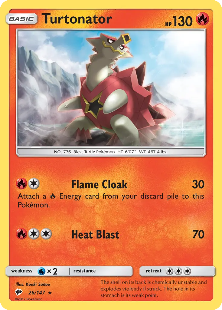 Turtonator - Burning Shadows 026/147 (Regular)