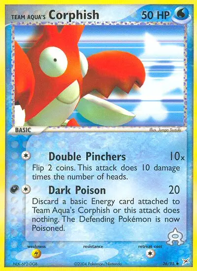 Team Aqua's Corphish - Team Magma vs Team Aqua 026/095 (Reverse Holo)
