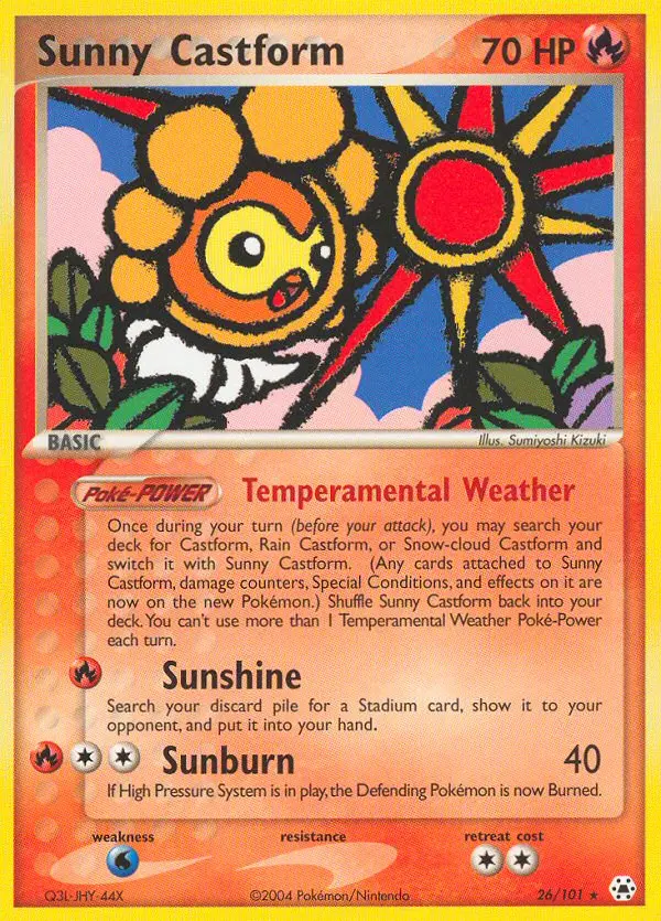 Sunny Castform - Hidden Legends 026/101 (Regular)