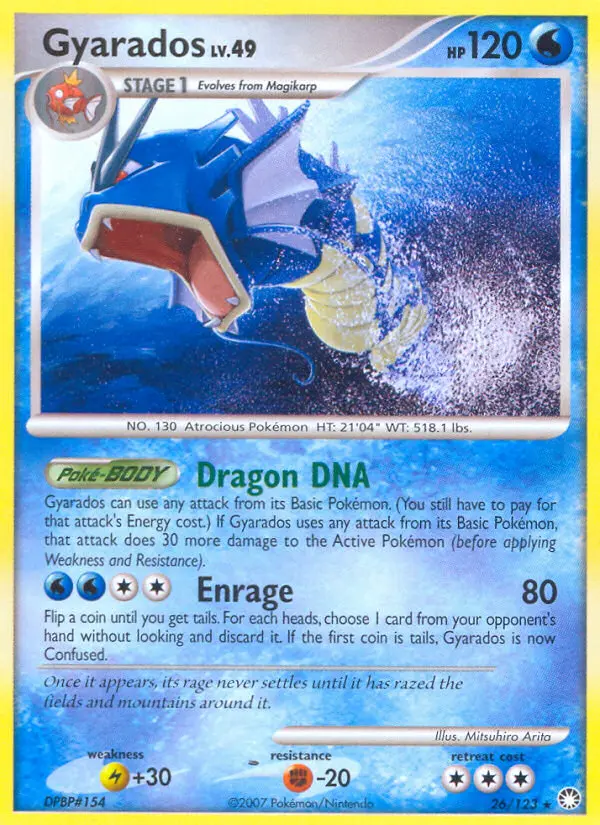 Gyarados - Mysterious Treasures 026/123 (Reverse Holo)