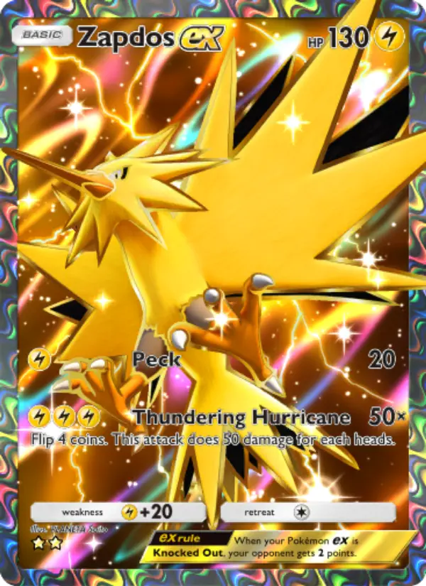 Zapdos ex - Genetic Apex 260/226