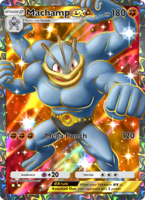 Machamp ex - Genetic Apex 263/226