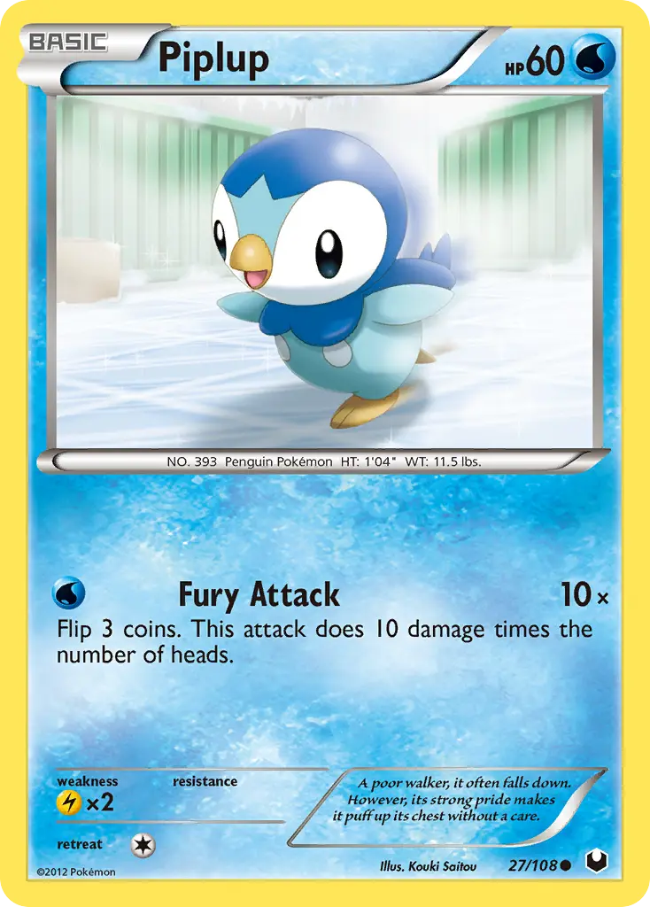 Piplup - Dark Explorers 027/108 (Regular)