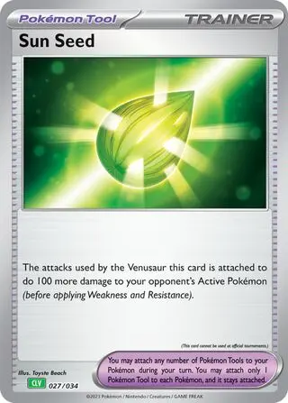 Sun Seed - Venusaur & Lugia ex 027/034 (Holo)