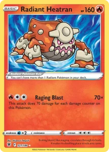 Radiant Heatran - Astral Radiance 027/189 (Holo)