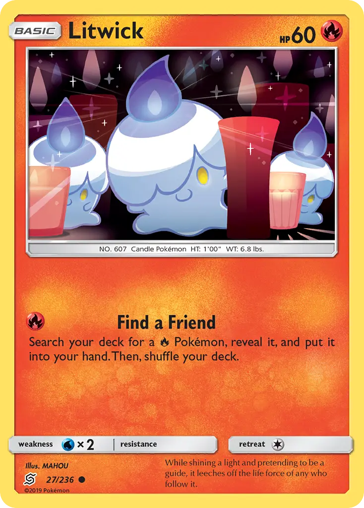 Litwick - Unified Minds 027/236 (Reverse Holo)