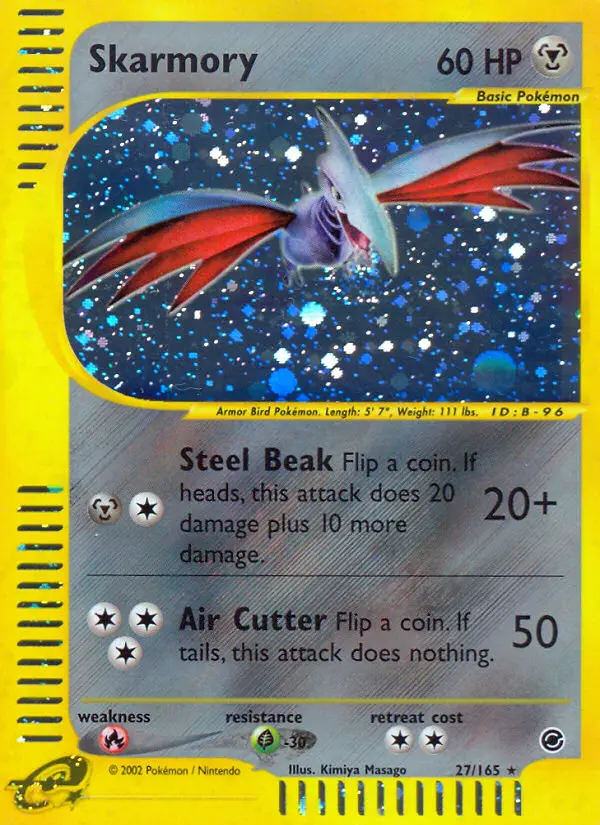 Skarmory - Expedition Base Set 027/165 (Reverse Holo)