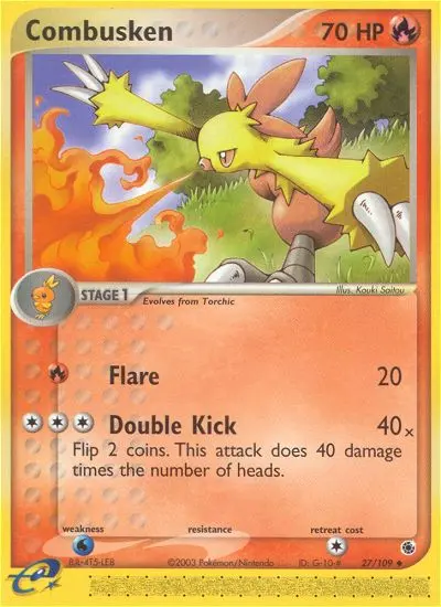 Combusken - Ruby & Sapphire 027/109 (Regular)