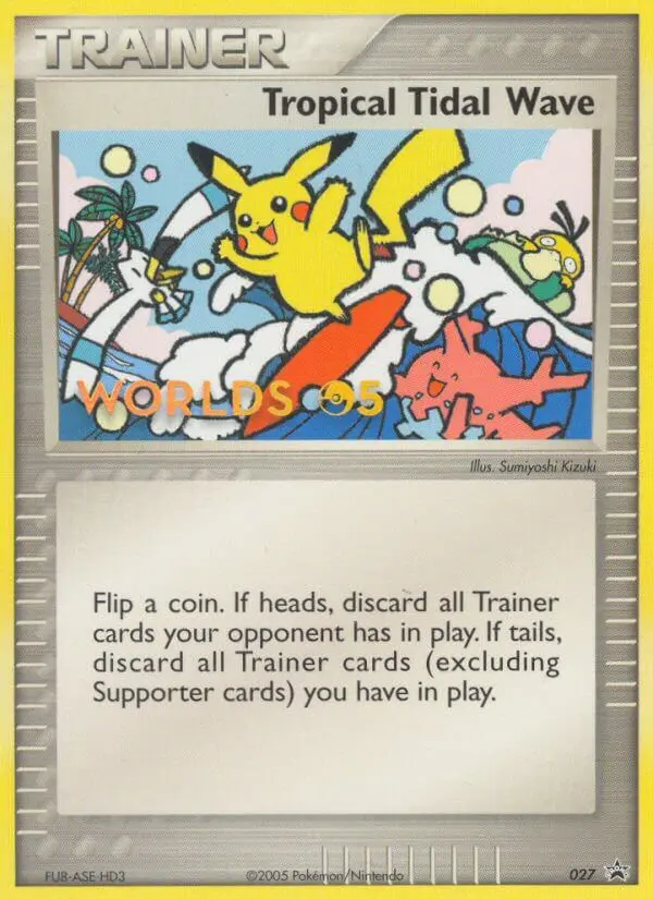 Tropical Tidal Wave - Nintendo Black Star Promos 027/040 (Regular)