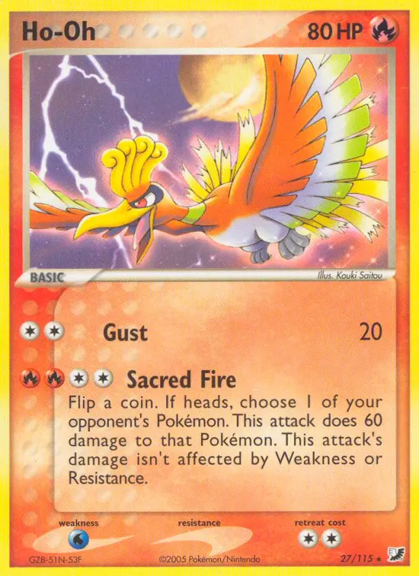 Ho-Oh - Unseen Forces 027/115 (Cosmos Holo)