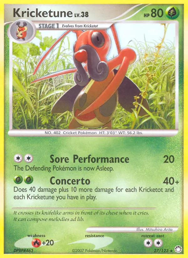 Kricketune - Mysterious Treasures 027/123 (Regular)
