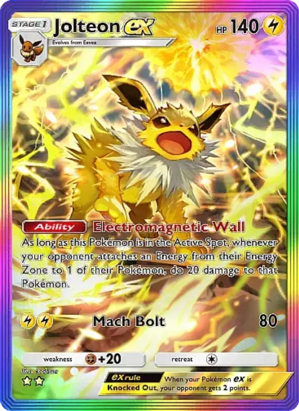 Jolteon ex - Mega Rising 276/226
