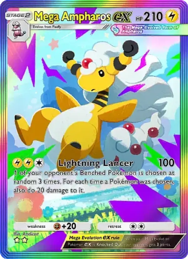 Mega Ampharos ex - Mega Rising 277/226