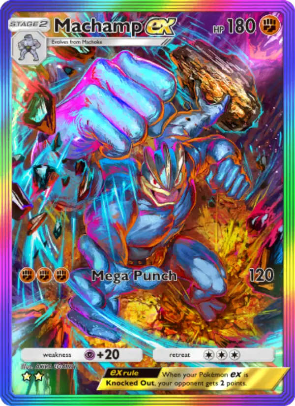 Machamp ex - Genetic Apex 278/226