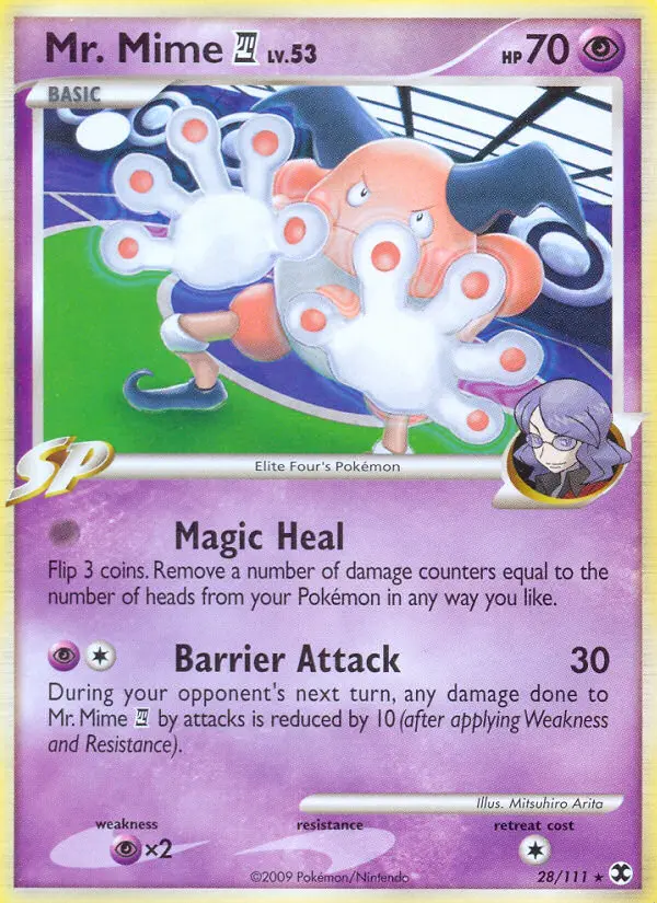 Mr. Mime E4 - Rising Rivals 028/111 (Reverse Holo)