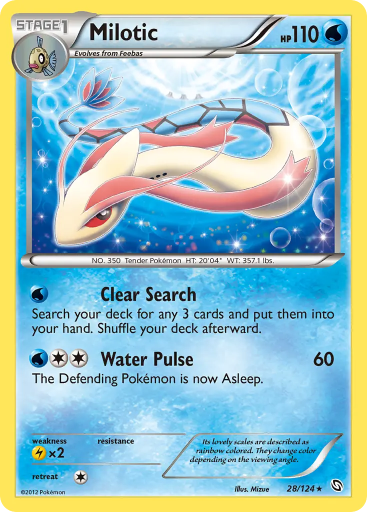 Milotic - Dragons Exalted 028/124 (Reverse Holo)
