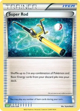 Super Rod - Venusaur & Lugia ex 028/034 (Holo)
