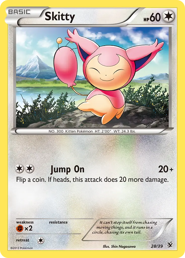 Skitty - Kalos Starter Set 028/039 (Regular)