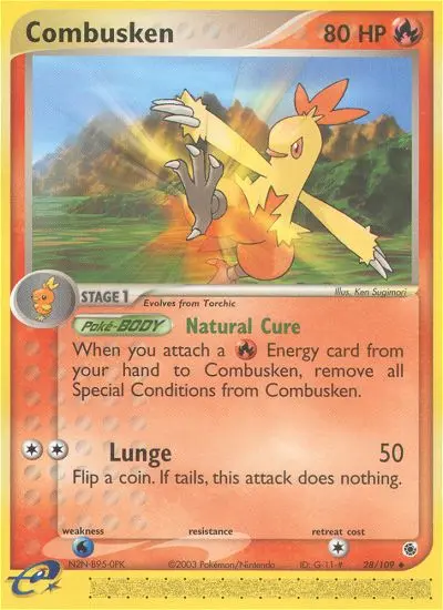 Combusken - Ruby & Sapphire 028/109 (Regular)