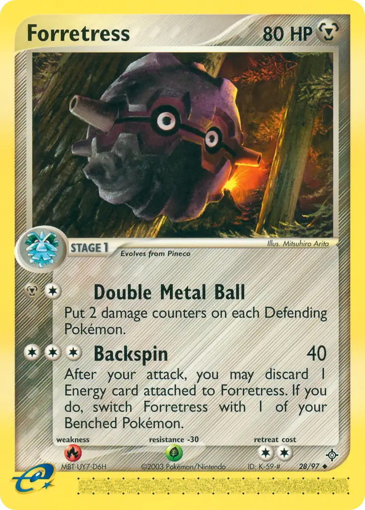 Forretress - Dragon 028/097 (Regular)