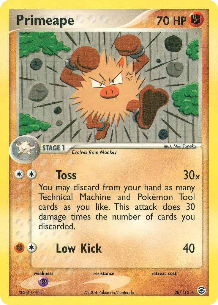 Primeape - FireRed & LeafGreen 028/112 (Regular)