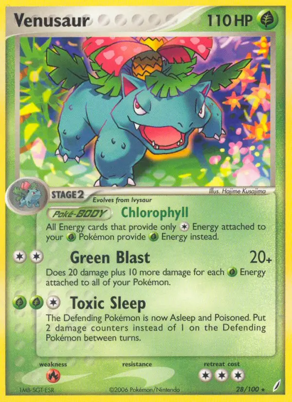 Venusaur - Crystal Guardians 028/100 (Holo)