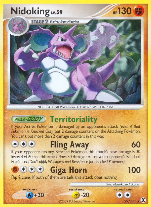 Nidoking - Rising Rivals 029/111 (Regular)