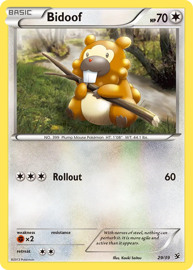 Bidoof - Kalos Starter Set 029/039 (Regular)