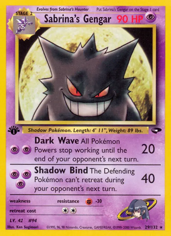 Sabrina's Gengar - Gym Challenge 029/132 (Regular)