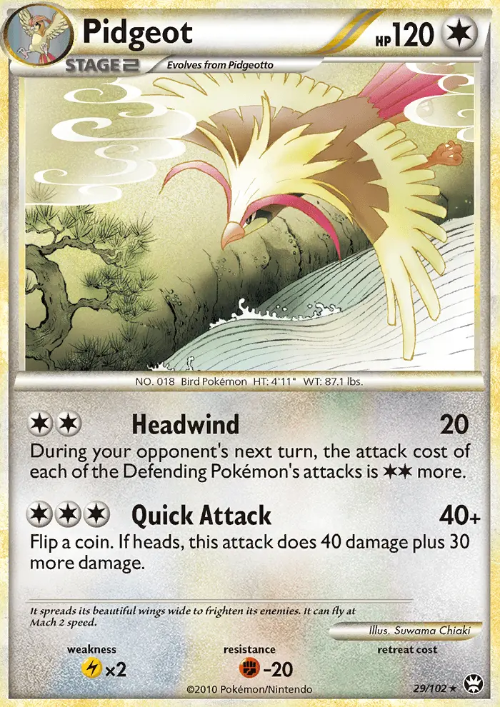Pidgeot - Triumphant 029/102
