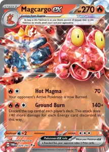 Magcargo ex - Twilight Masquerade 029/167 (Holo)