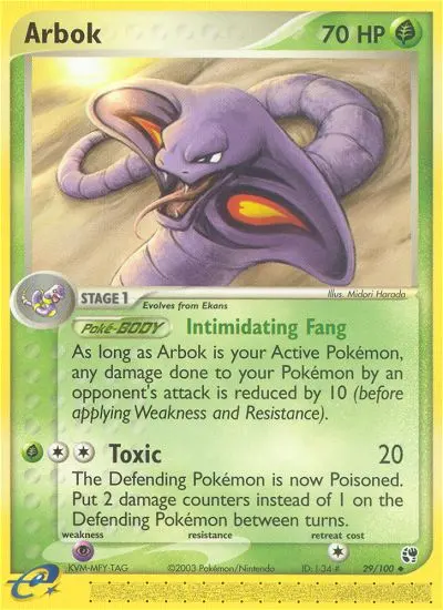 Arbok - Sandstorm 029/100 (Regular)