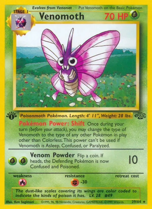 Venomoth - Jungle 029/064 (Regular)