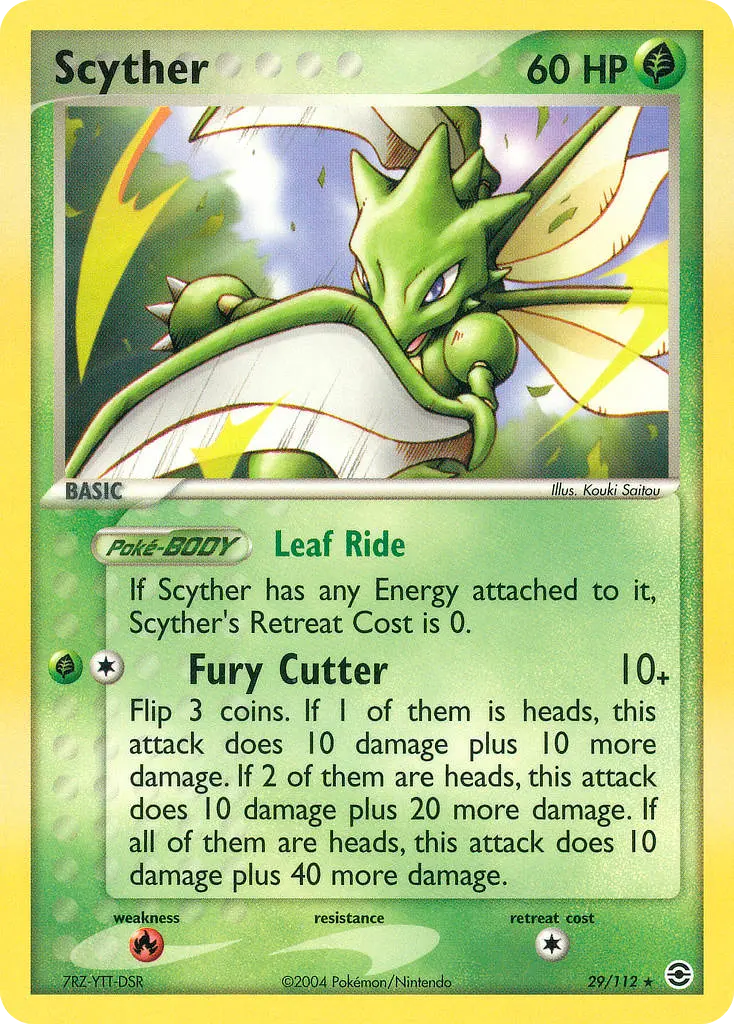 Scyther - FireRed & LeafGreen 029/112 (Regular)