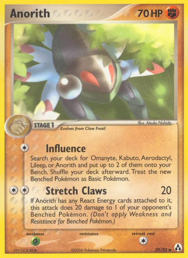 Anorith - Legend Maker 029/092 (Reverse Holo)