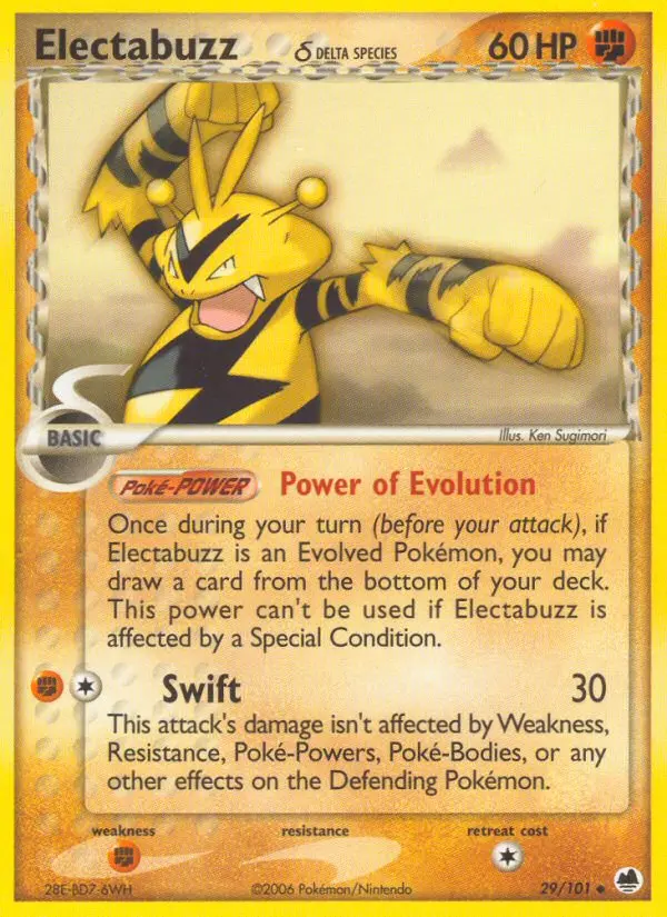 Electabuzz δ - Dragon Frontiers 029/101 (Regular)