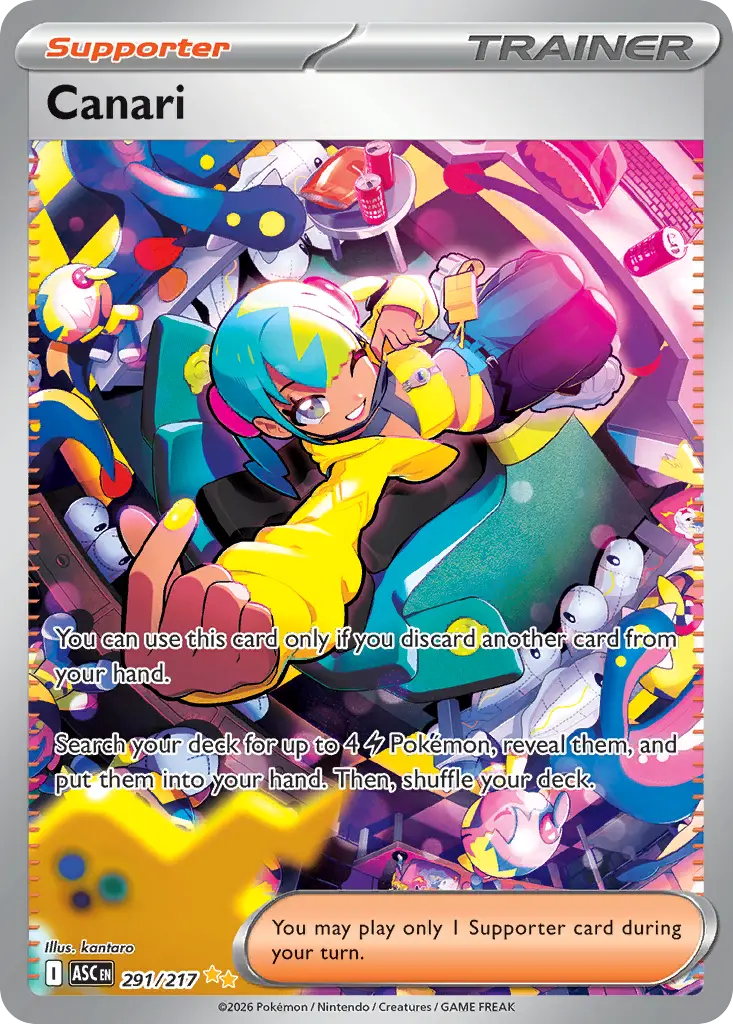 Canari - Ascended Heroes 291/217 (Holo)