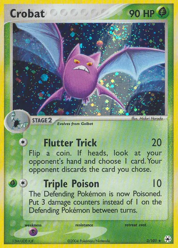 Crobat - Hidden Legends 003/101 (Reverse Holo)