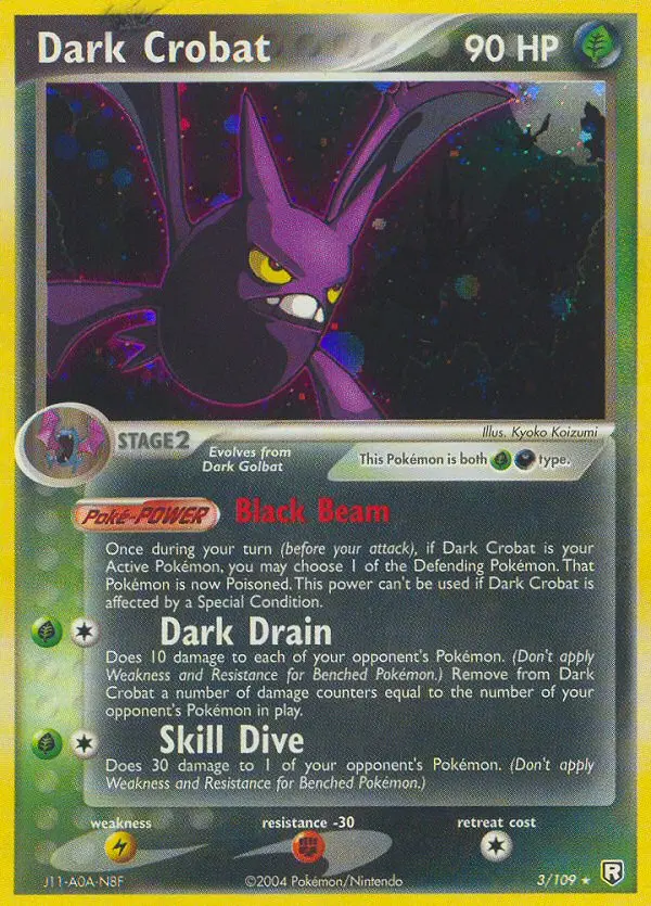 Dark Crobat - Team Rocket Returns 003/109 (Reverse Holo)
