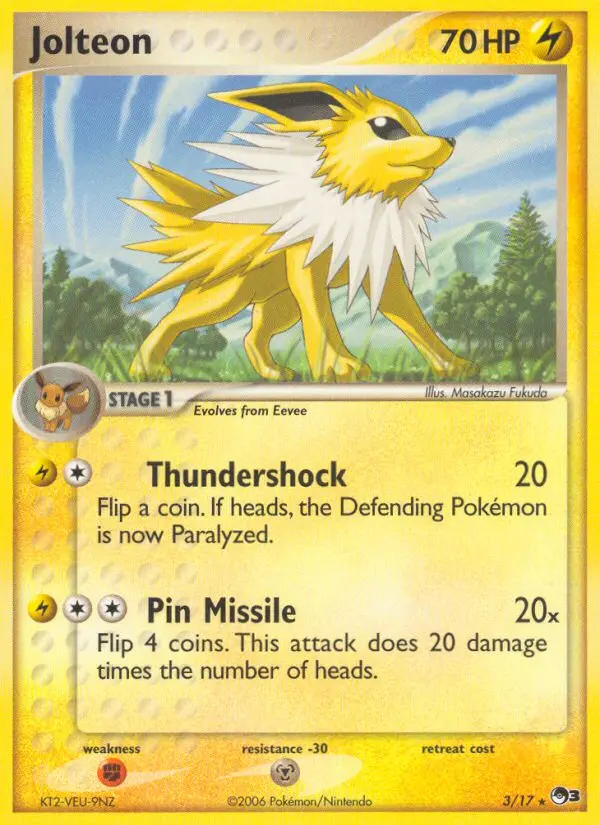 Jolteon - POP Series 3 003/017 (Cosmos Holo)