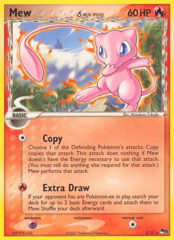 Mew δ - POP Series 5 003/017 (Regular)