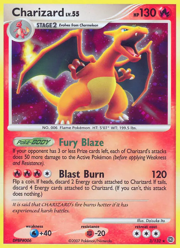 Charizard - Secret Wonders 003/132 (Reverse Holo)