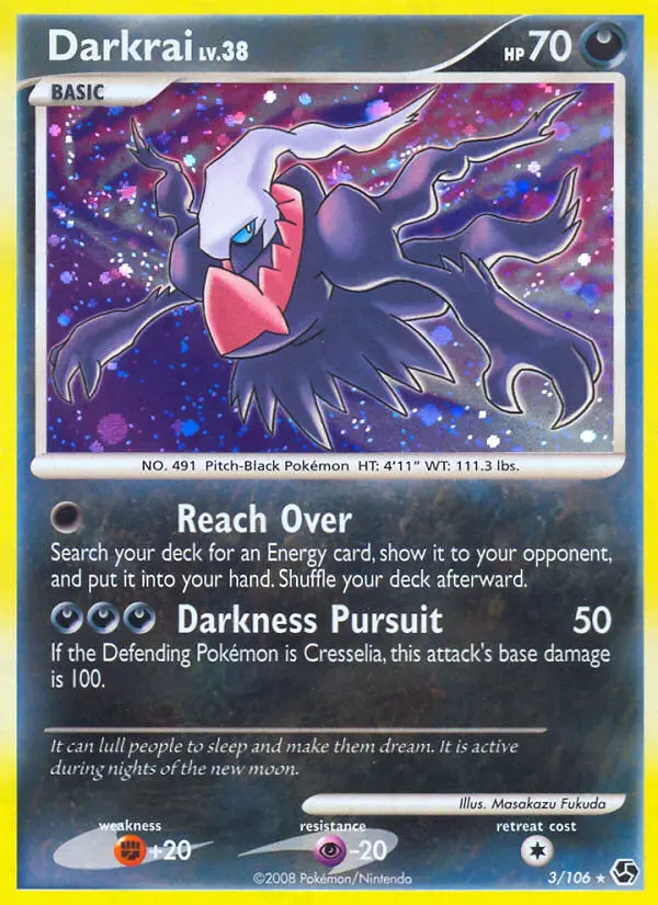 Darkrai - Great Encounters 003/106 (Reverse Holo)
