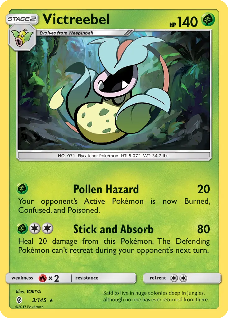 Victreebel - Guardians Rising 003/145 (Reverse Holo)